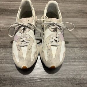 Choices White and Beige Athletic Shoes